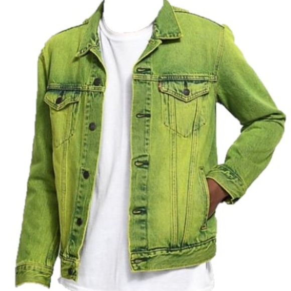 green jean jackets